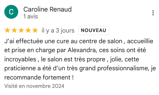 Avis utilisateur